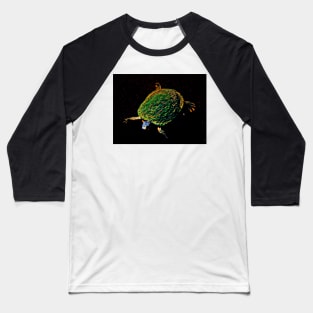 Glowing Turtle Baseball T-Shirt